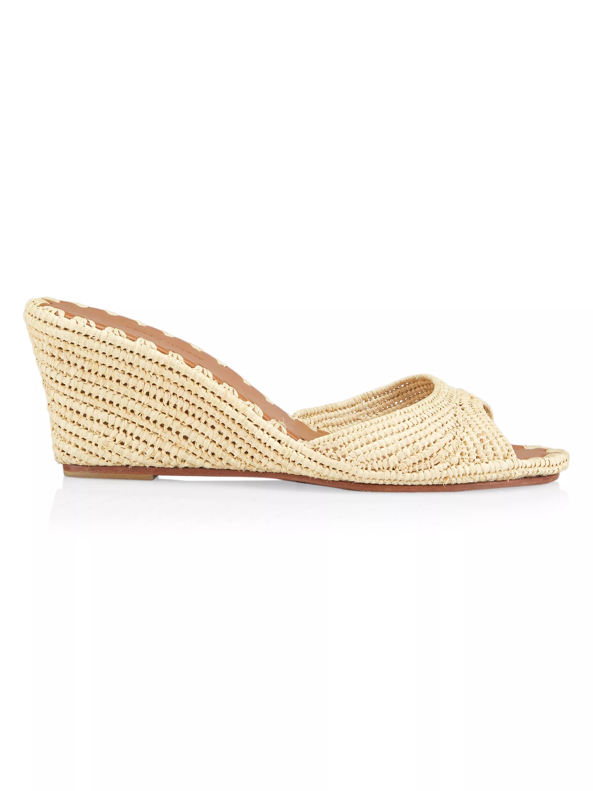 CARRIE FORBES Nador Raffia Wedge Sandal