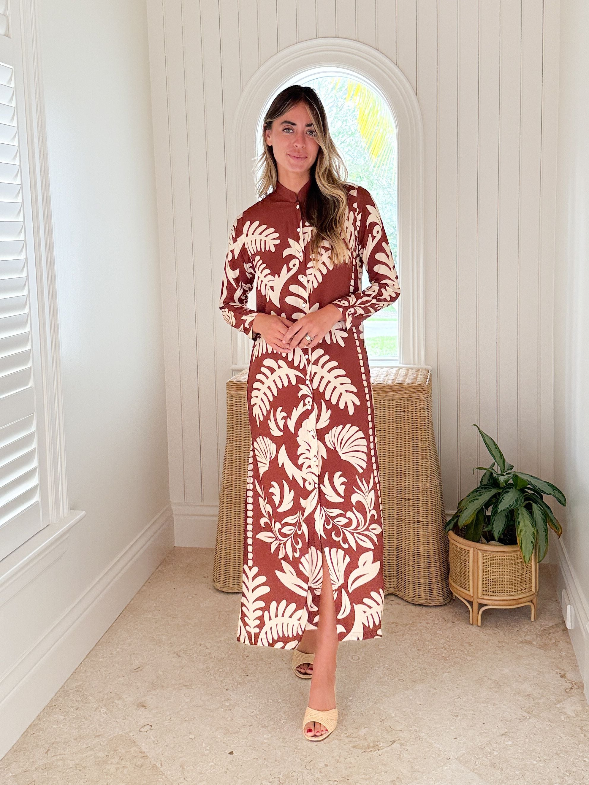 WALKER & WADE Mandarin Duster Moroccan Morning