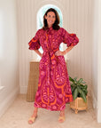 SHERIDAN FRENCH The Every Body Dress Sangria Batik