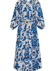 CARA CARA Simone Dress Fiore Evening Blue