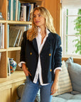 FRANK & EILEEN Mini Belfast Crop Peacoat British Royal Navy