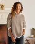 FRANK & EILEEN Montecito Sweater Sandstone