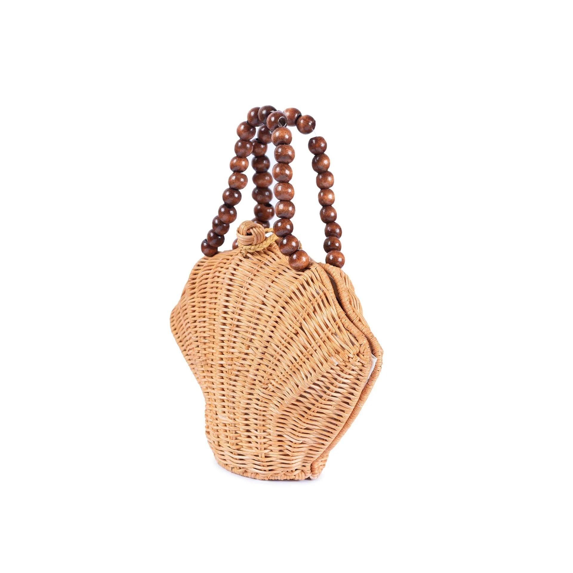 Shelly Woodbead Bag Natural