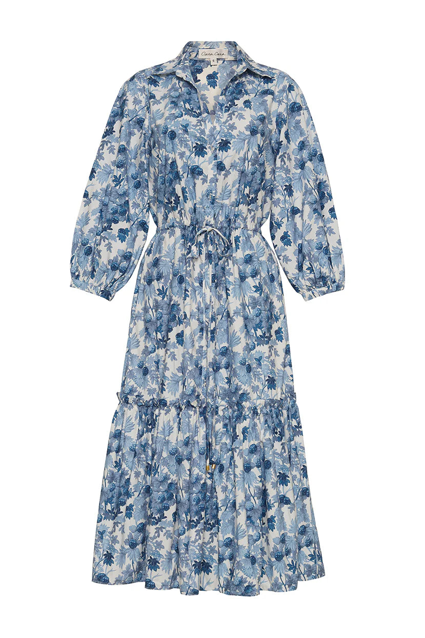 CARA CARA Hutton Dress Berries Egret
