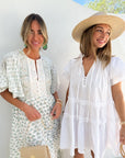 HUNTER BELL Merritt Dress White