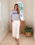 Beach Sweatshirt Light Blue