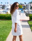 FRANK & EILEEN Ireland Dress White