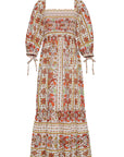 FINAL SALE CARA CARA Jazzy Dress Egret Striped Emblem
