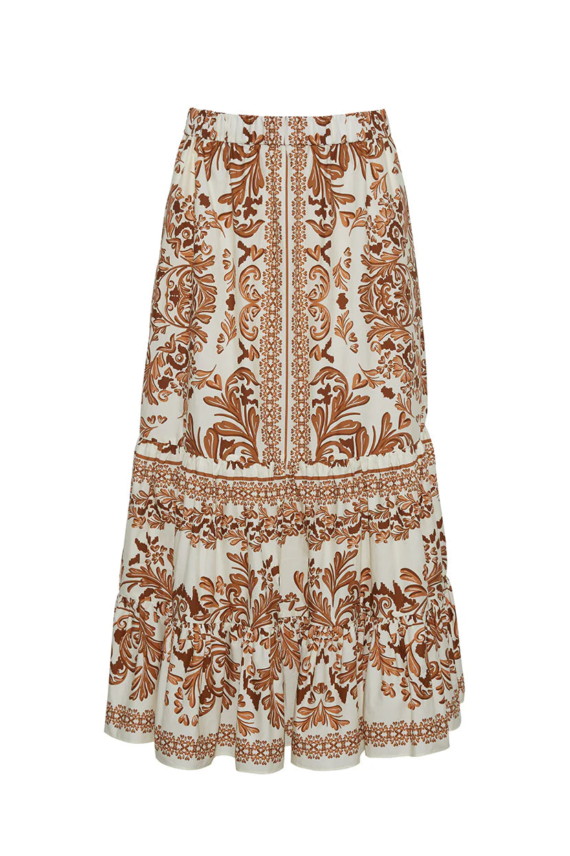 CARA CARA Chase Skirt Saltaire Brown