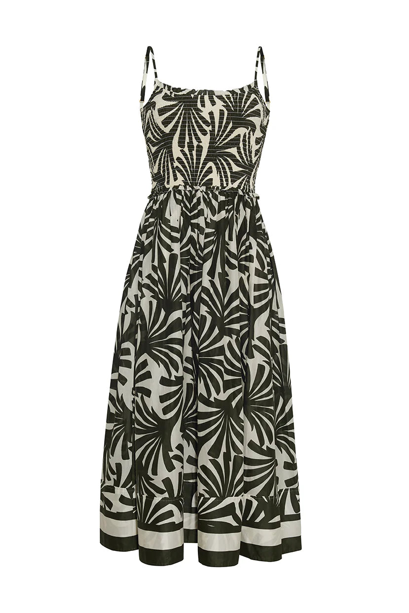 CARA CARA Carmen Dress Catalina Olive