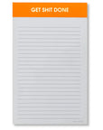 Get Shit Done Lined Notepad