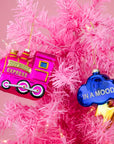Hot Mess Express-Train Glass Ornament