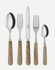SABRE Lavandou Olive Wood 5 Piece Setting