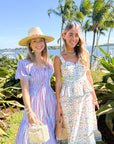 PINK CITY PRINTS Katie Dress Poets Stripe