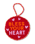Bless Your Heart Needlepoint Ornament