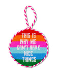 FURBISH STUDIO Needlepoint Ornament Nice Things