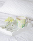 ADDISON ROSS Scallop Tray White 11x8