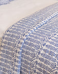 DANA SMALL DESIGNS Sham Flower Row Marine