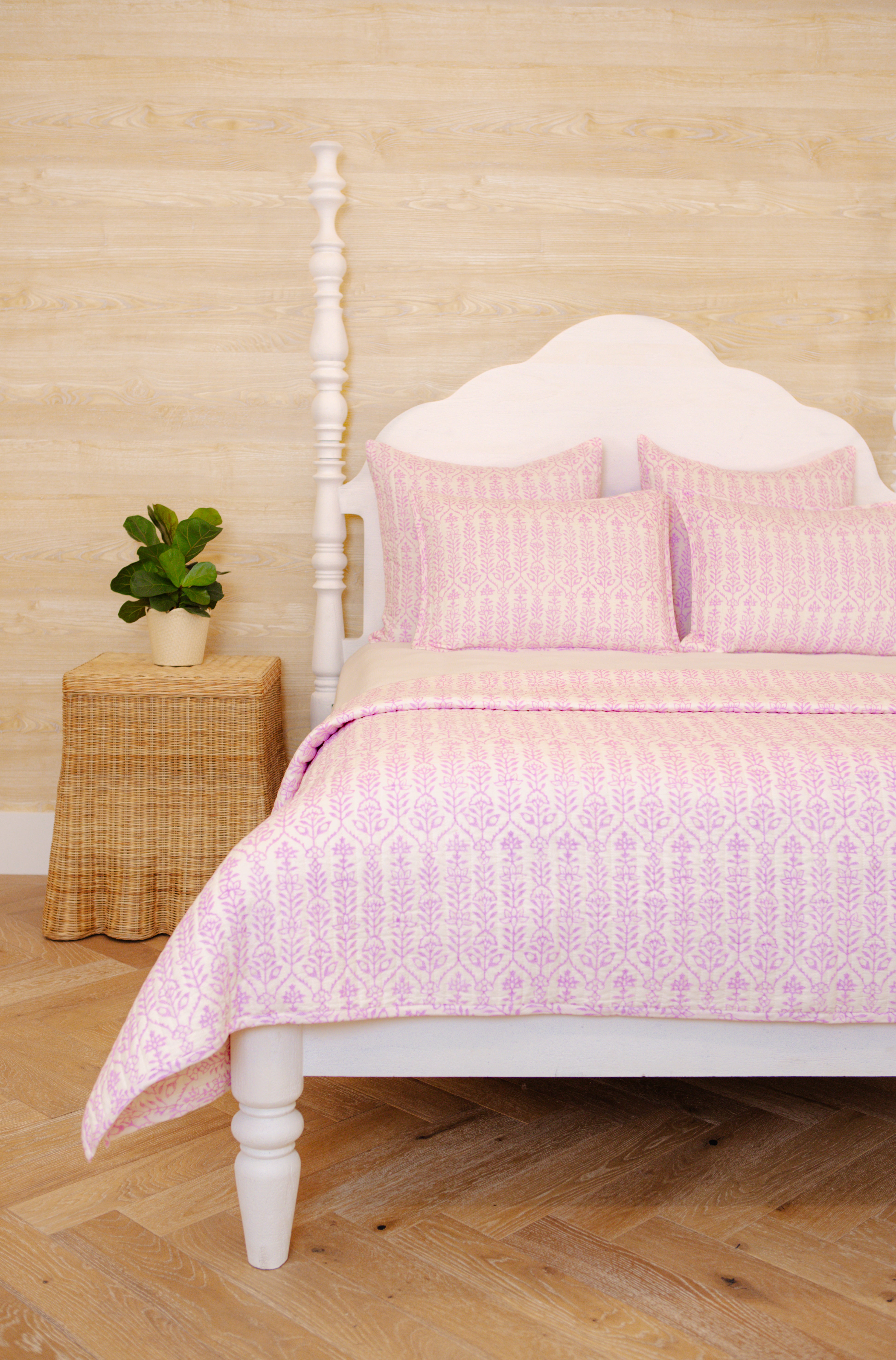 DANA SMALL DESIGNS Quilt Flower Row Lilac
