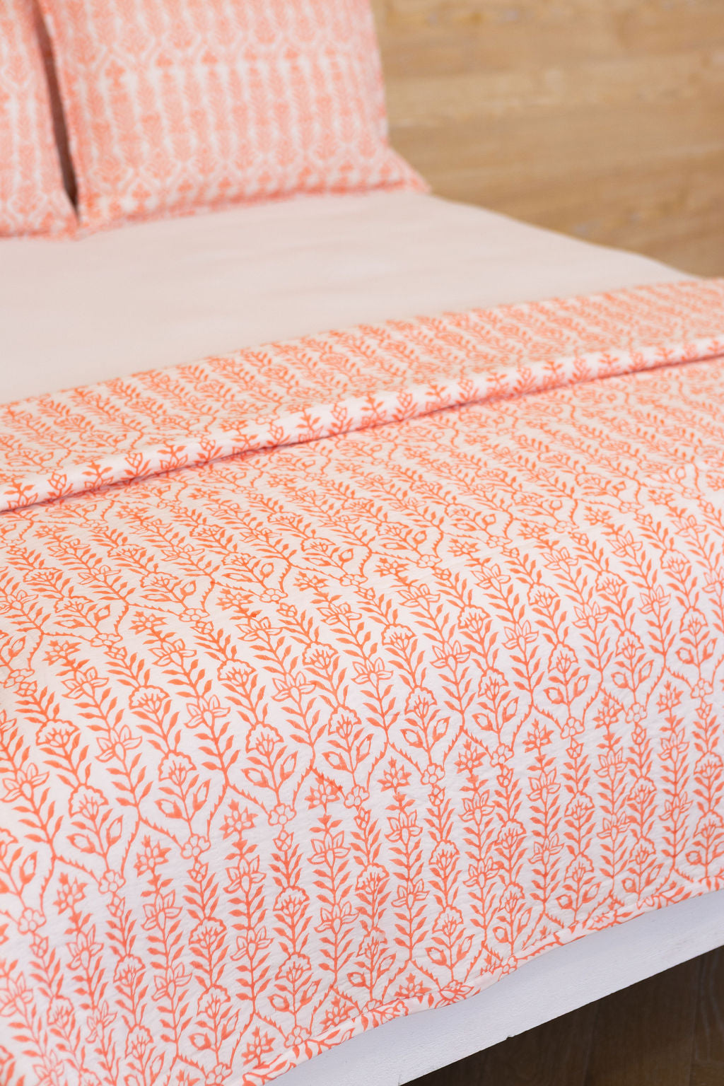 DANA SMALL DESIGNS Quilt Flower Row Tangerine
