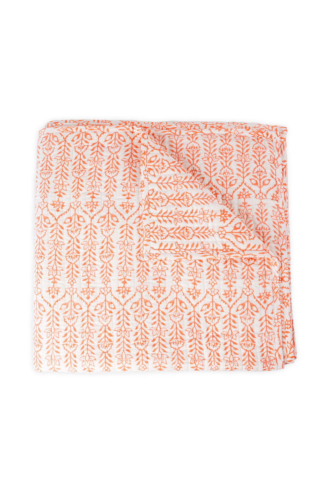 DANA SMALL DESIGNS Quilt Flower Row Tangerine