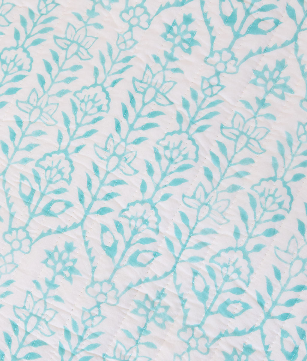DANA SMALL DESIGNS Throw Pillow Flower Row Pool