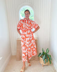 FINAL SALE HUNTER BELL Charlotte Dress Scarlet Lei