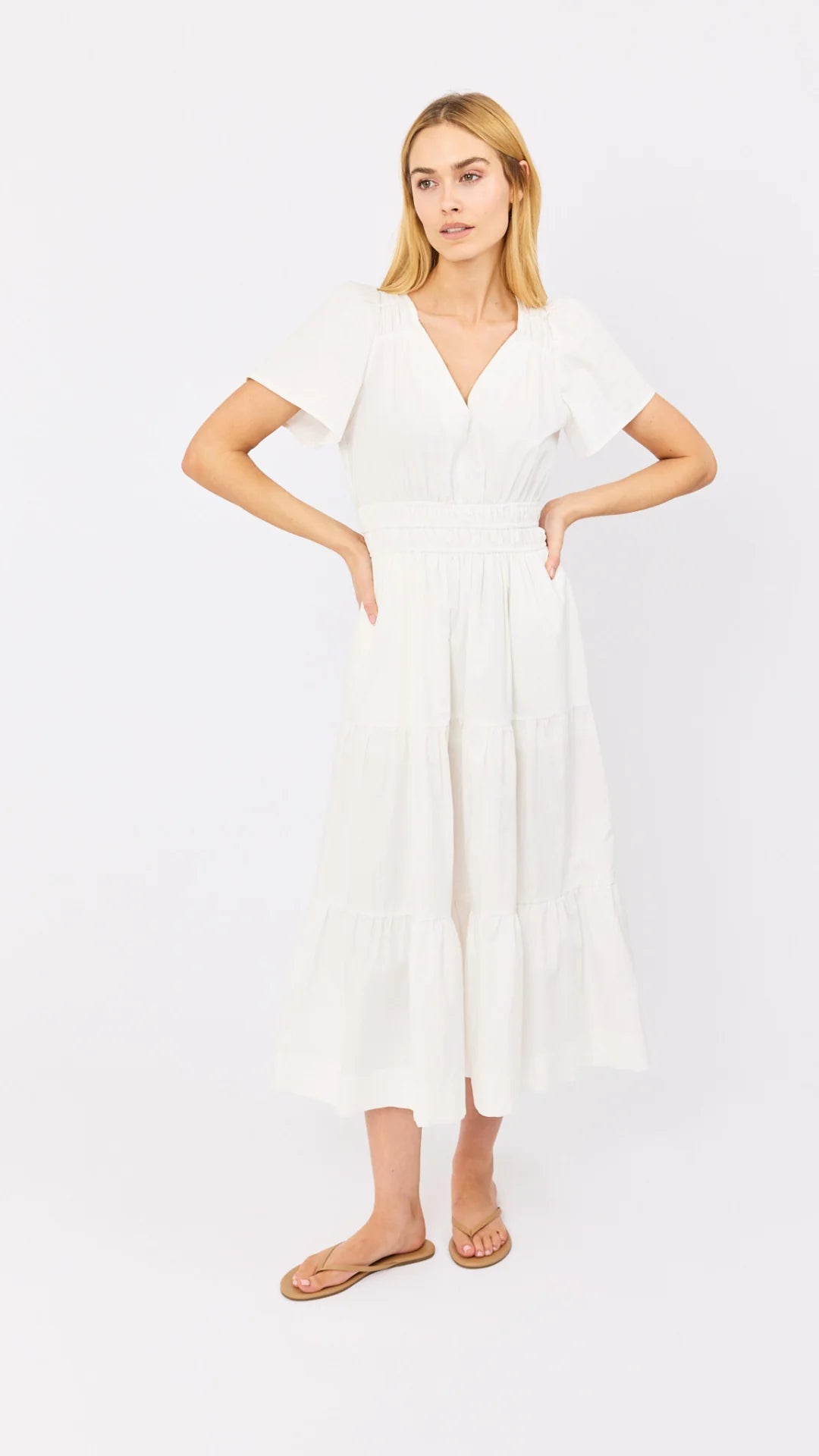 MAREA Annabelle Dress White