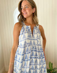 FINAL SALE DANA SMALL DESIGNS The Anywhere Dress Marrakech Tile Harbour