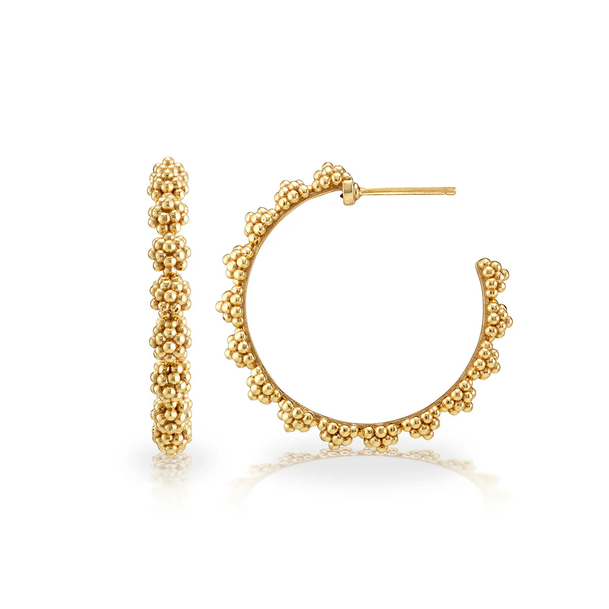 CAPUCINE DE WULF Berry Icon Hoop Earrings Gold