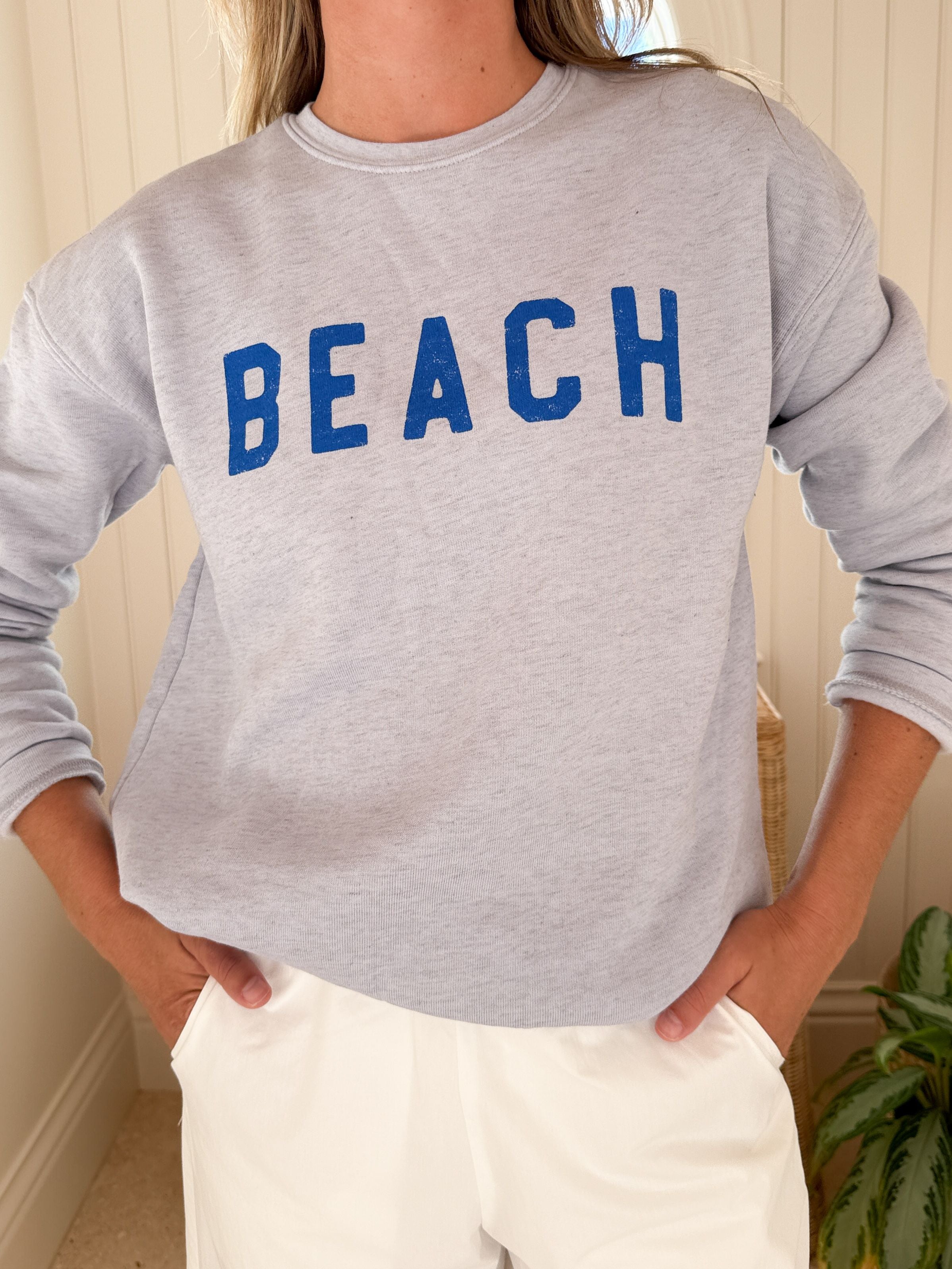 Beach Sweatshirt Light Blue