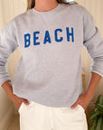 Beach Sweatshirt Light Blue