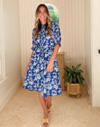 LOLA AUSTRALIA Pina Dress Palmini French Blue