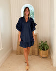 FITZROY & WILLA Soleil Mini Dress Denim