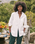 FRANK & EILEEN Joedy Button Up Shirt White Superluxe
