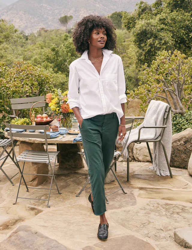 FRANK & EILEEN Joedy Button Up Shirt White Superluxe