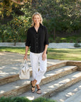 FINAL SALE FRANK & EILEEN Kinsale White Linen