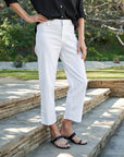FINAL SALE FRANK & EILEEN Kinsale White Linen
