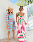 PINK CITY PRINTS Margot Mini Dress Island Buta