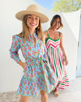 PINK CITY PRINTS Margot Mini Dress Island Buta
