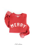 MERRY Sweatshirt Cranberry Heather