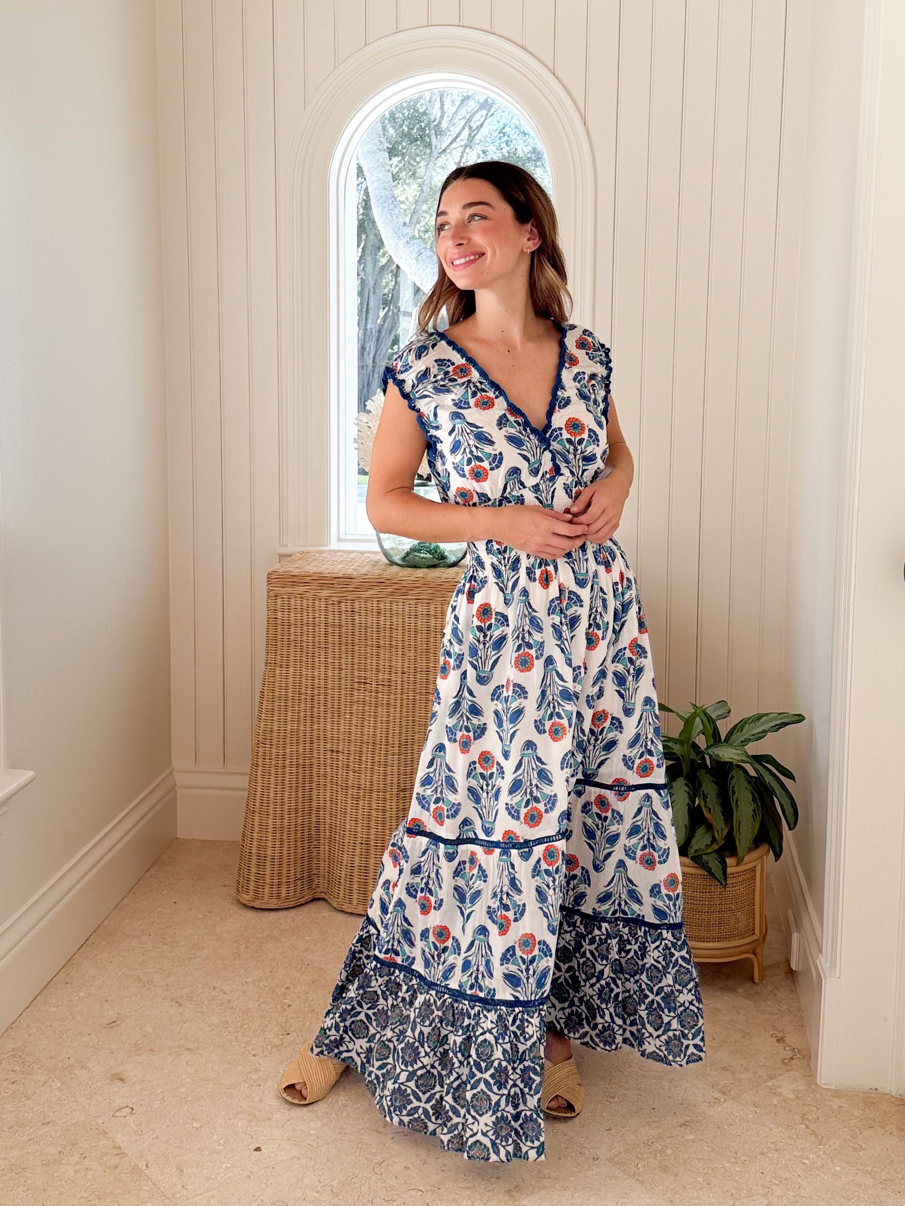 hilda maxi dress Hilda Maxi Dress by Ro's Garden in Brown, Size: XL at Anthropologie