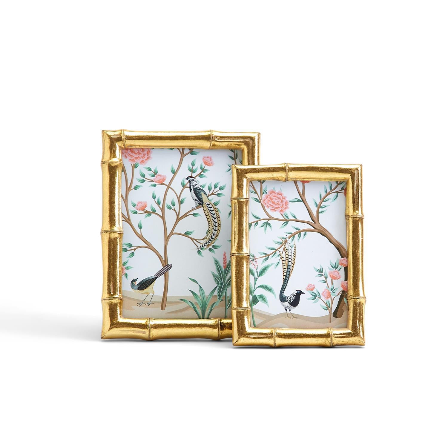 Gold Faux Bamboo Frame