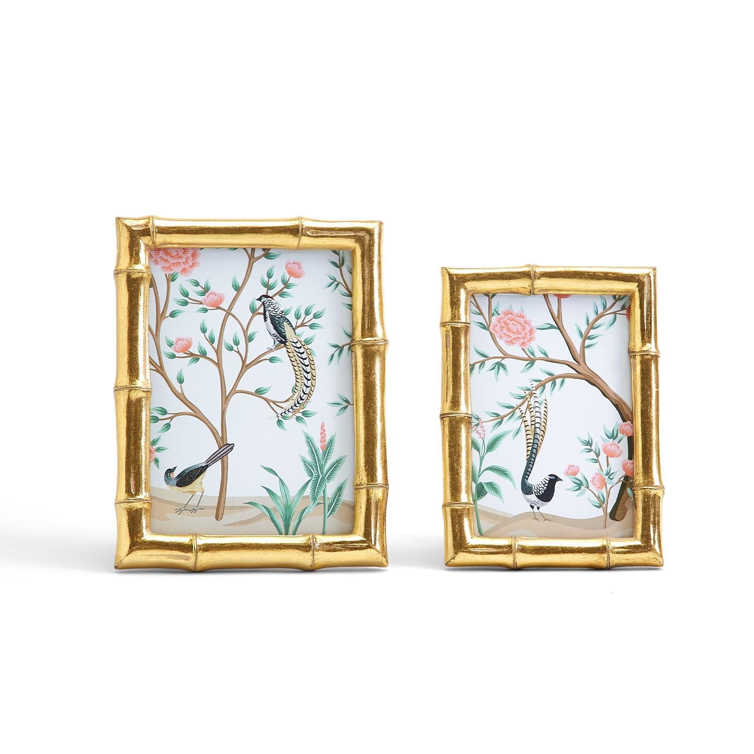 Gold Faux Bamboo Frame