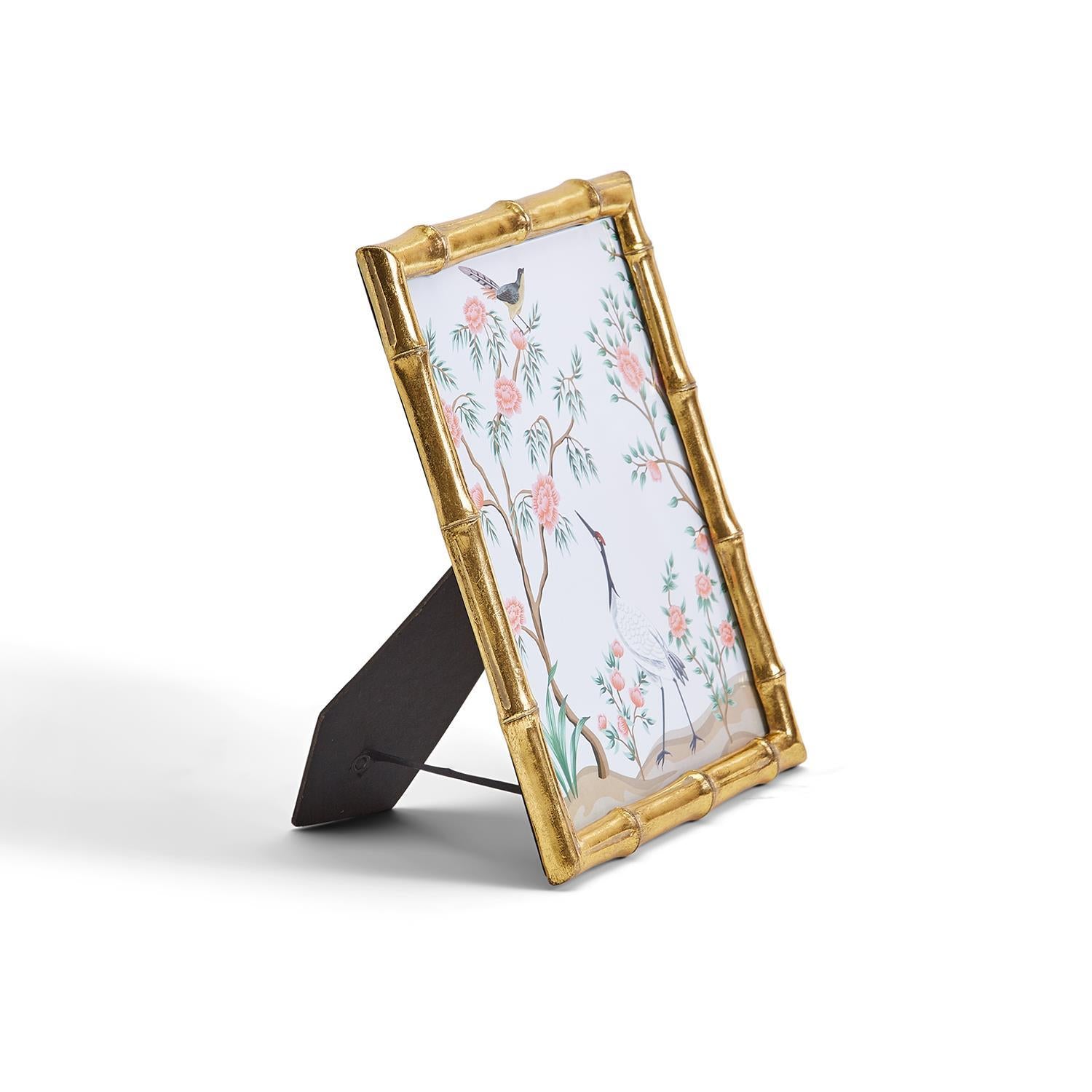 Gold Faux Bamboo Frame