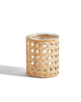 Cane Webbing Candleholder / Vase Medium