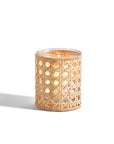 Cane Webbing Candleholder / Vase Medium