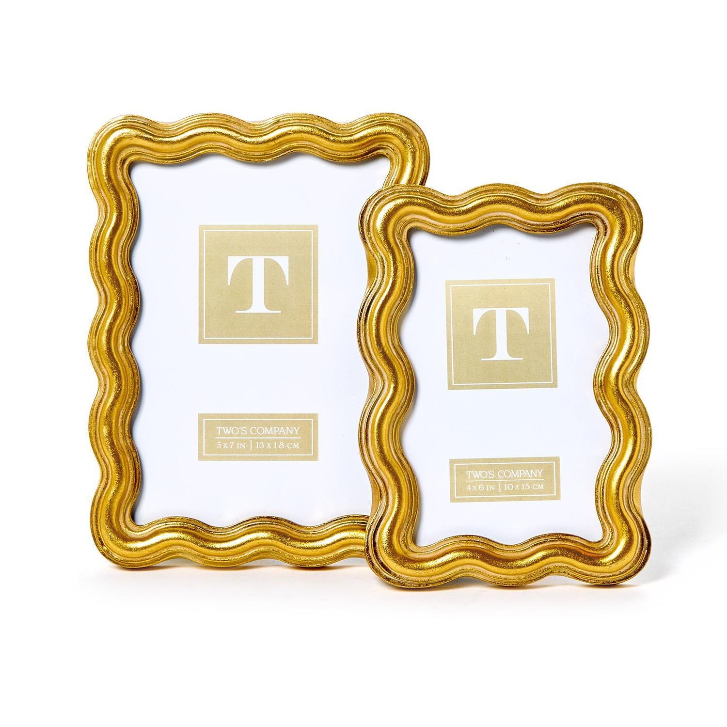 Triple Wave Gold Frame