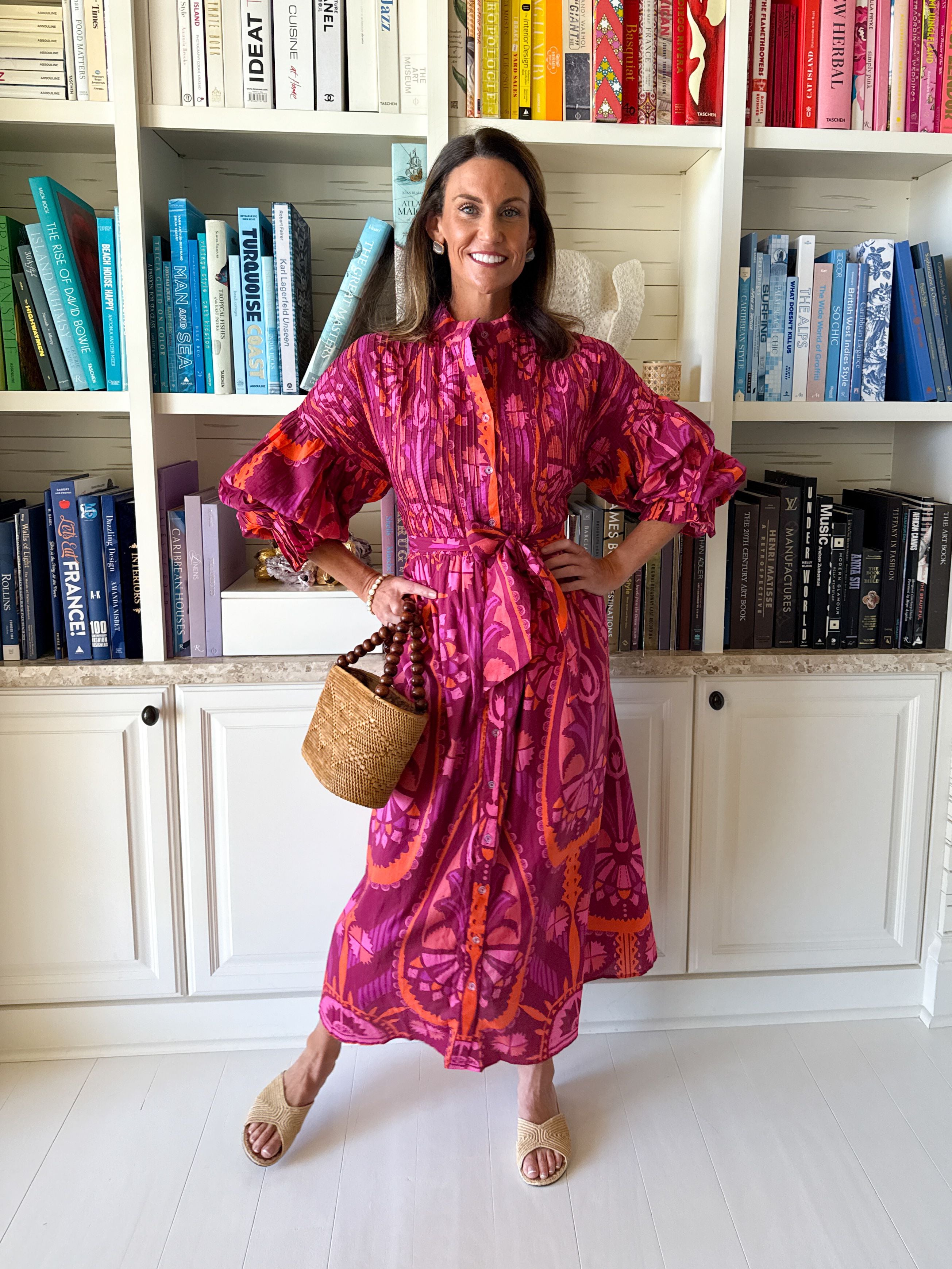 SHERIDAN FRENCH The Every Body Dress Sangria Batik