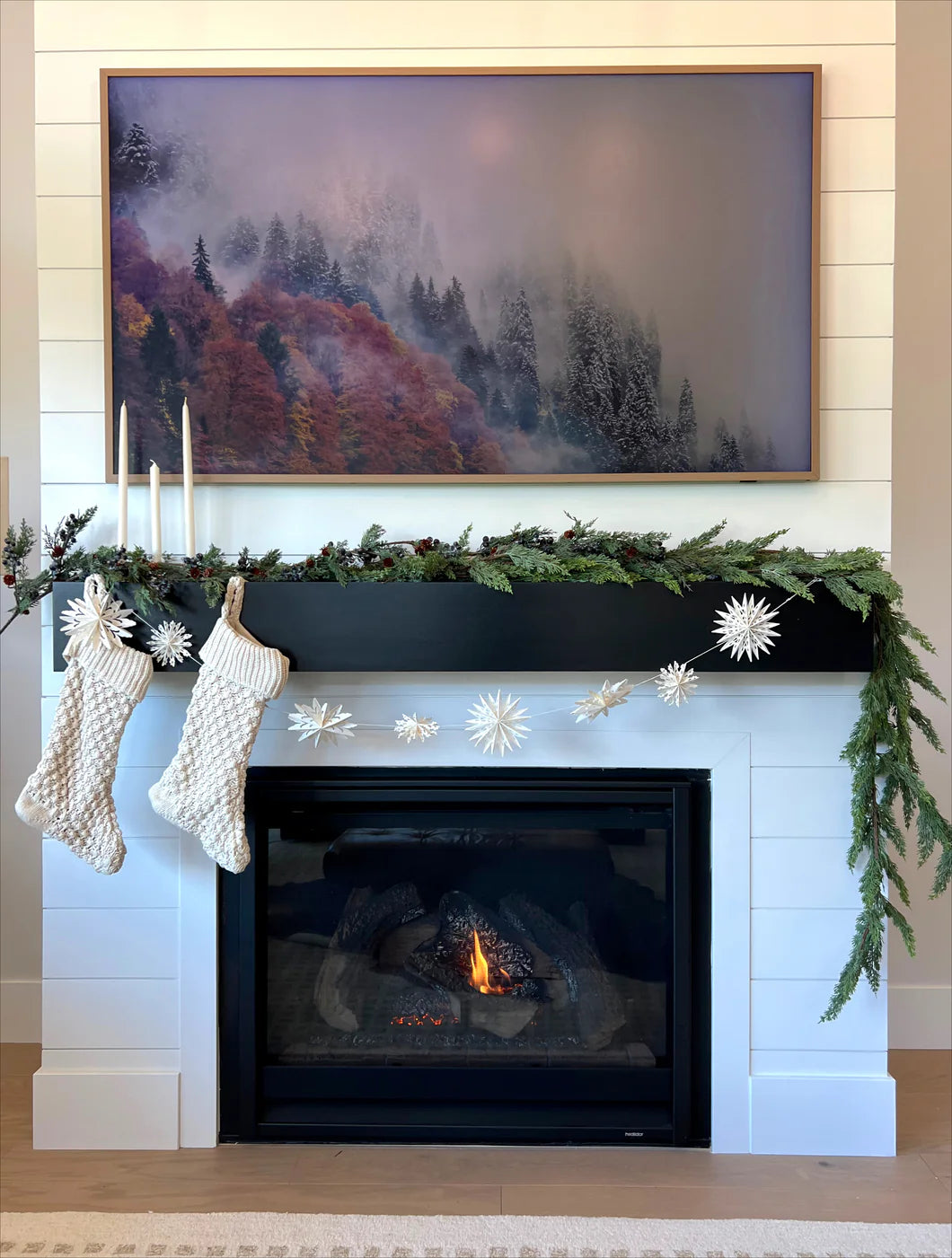 Snowflake Garland 72"